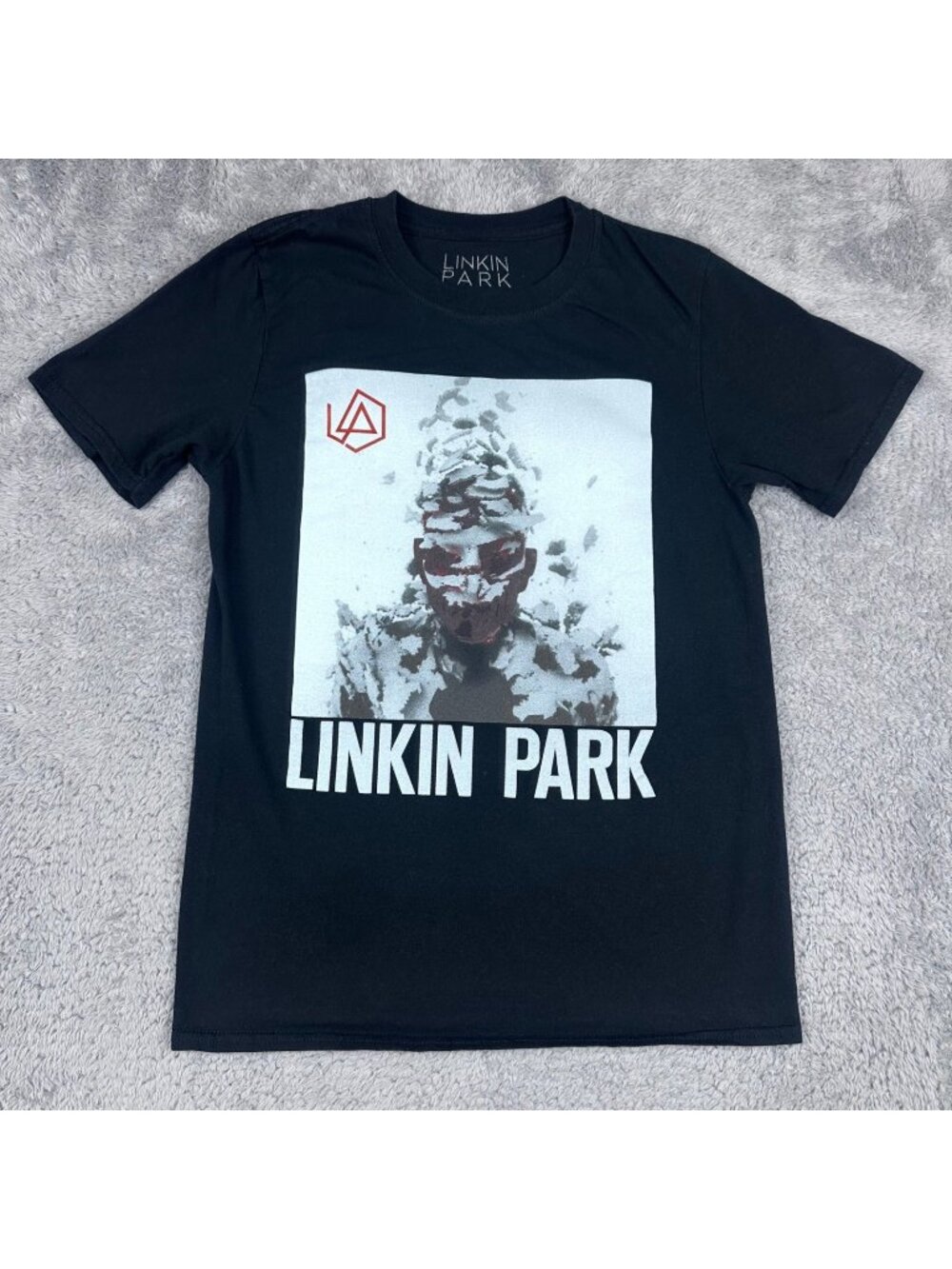 Linkin Park T-Shirt Mens Small Black Living Things Album Art 2021 Band Tee